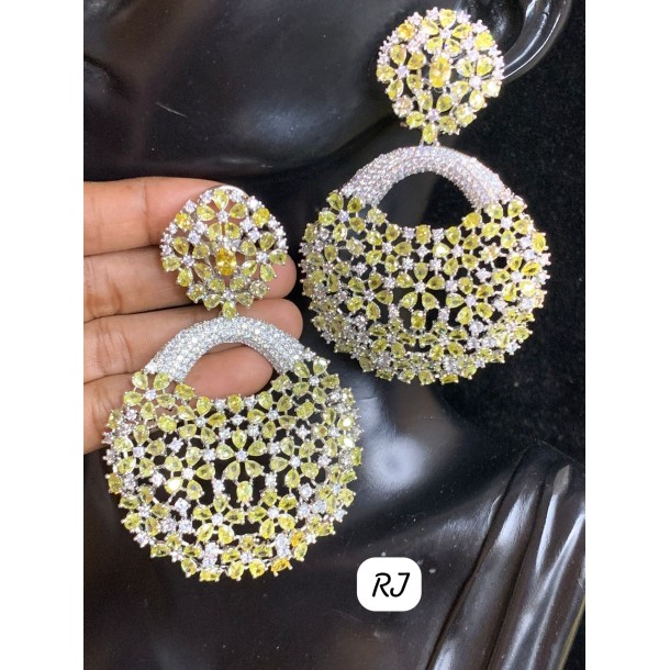 American diamond earrings 