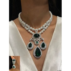 American Diamond Necklace Set
