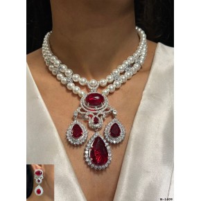 American Diamond Necklace Set