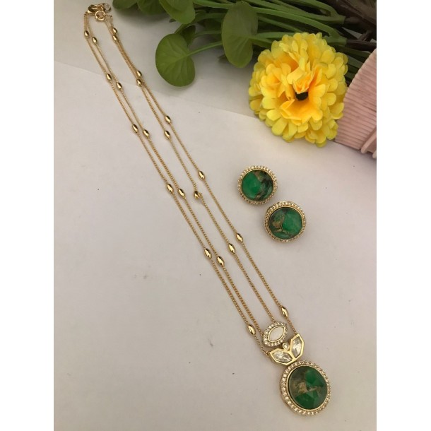 Kundan Pendant Set